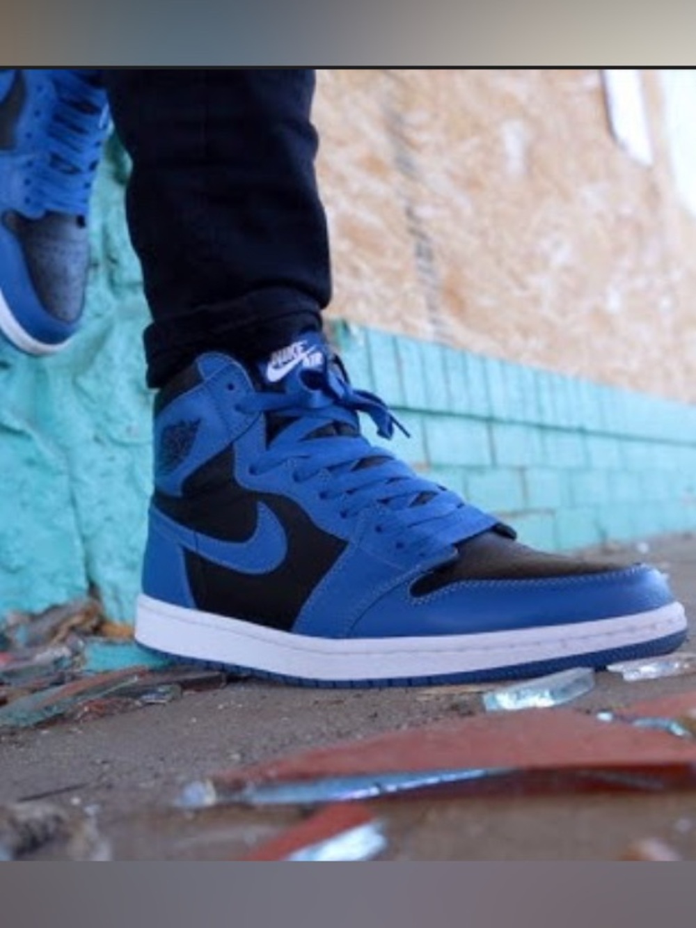 Jordan 1 Retro High OG
Dark Marina Blue (GS) 555088 Sise 10
